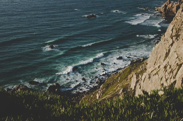 The cliffs and Atlantic ocean of Cabo da Roca