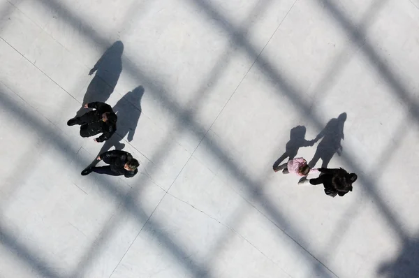 Shadows in mall