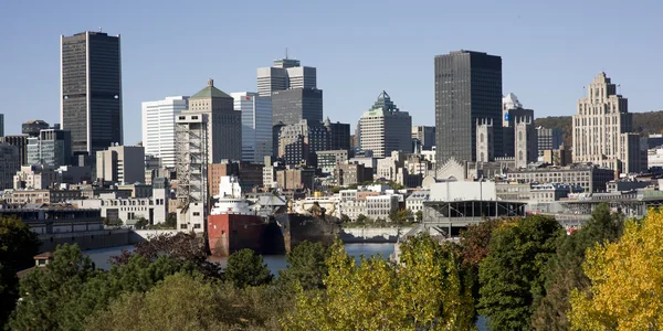 Montreal, Quebec, Canada, skyline on a beautiful Fall day