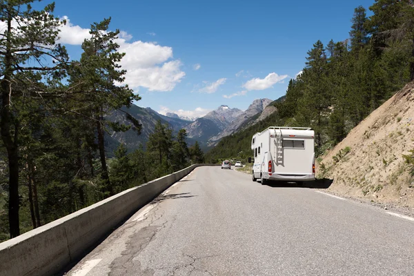 Auto-camper on the road