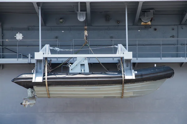 Safety lifeboat carried by a cruise ship for use in emergency ev