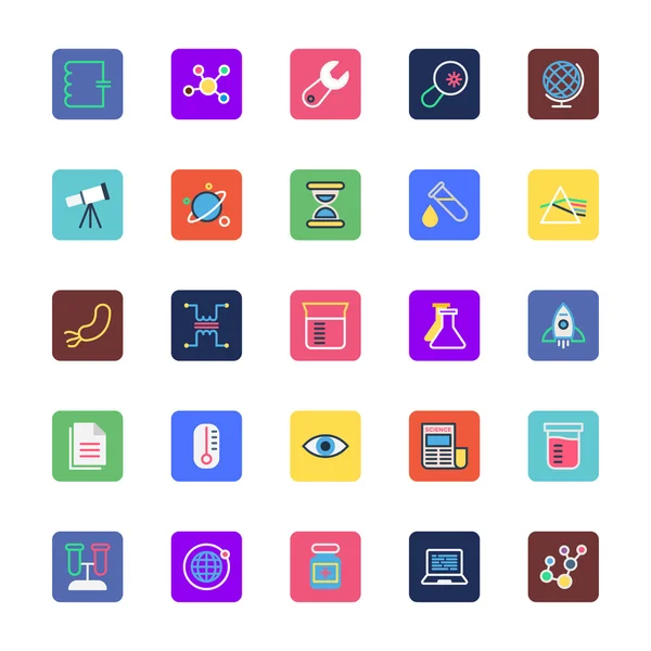 Science and Technology Colored Vector Icons 2