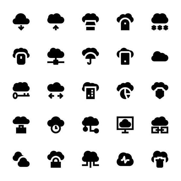 Cloud Data Technology Vector Icons 1