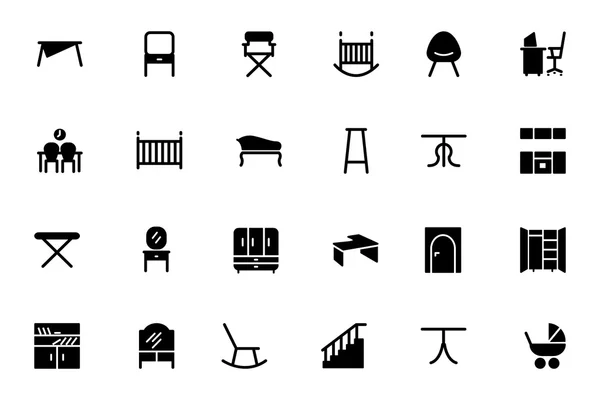 Furniture Vector Solid Icons 4