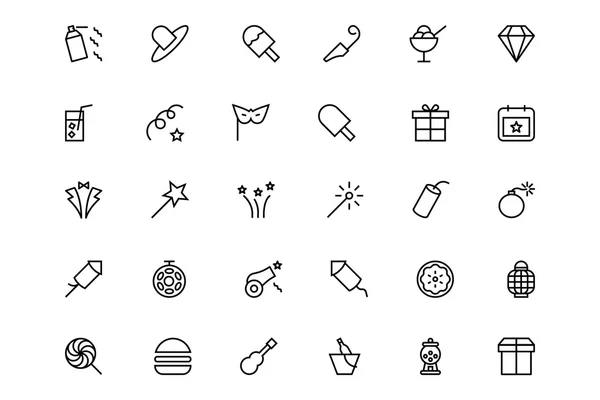 Celebration Line Icons 5