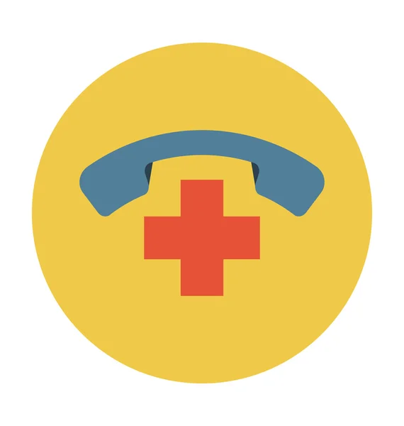 Medical Helpline Colored Vector Icon