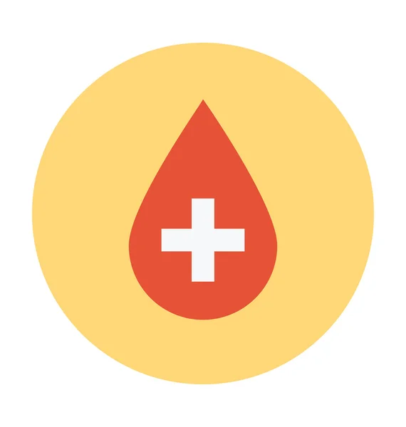 Blood Aid Colored Vector Icon