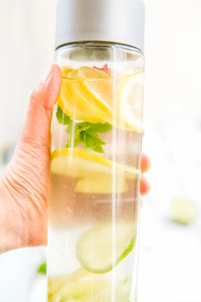 Detox Infused Water with Lemon, Lime, Ginger Lemonade