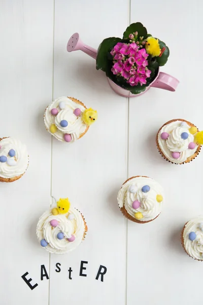 Easter Letters, Flowers and Cupcakes