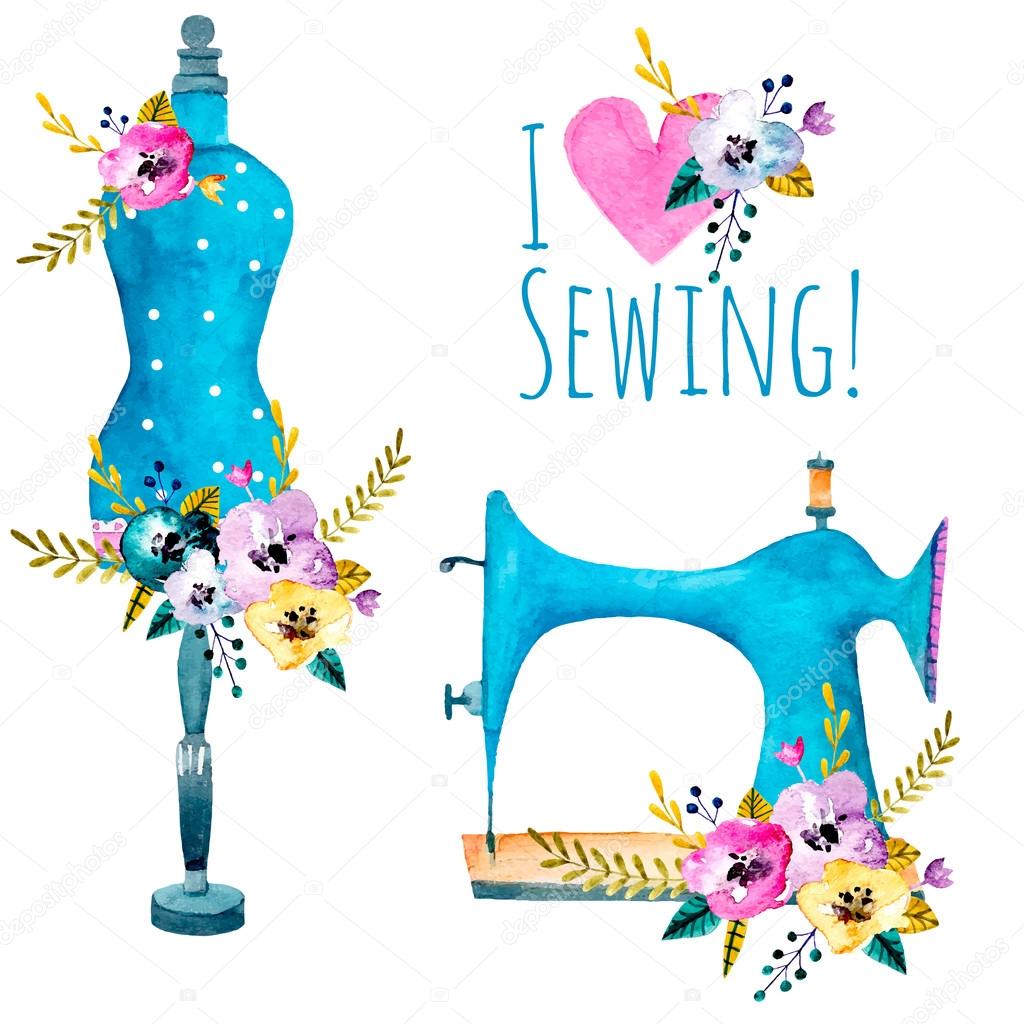 Máquina de coser vintage — Vector de stock © Formalnova 95485288