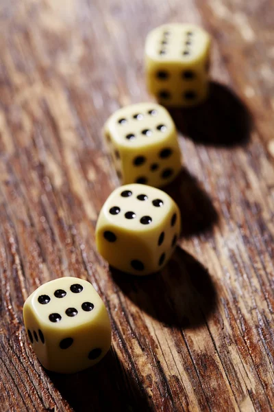 Dice with sixes in a row