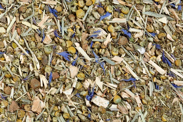 Tea mix of chamomile, thyme, cornflowers, mate, lemongrass and g