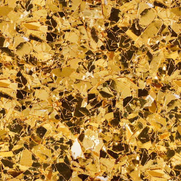 Golden glitter. Seamless square texture.