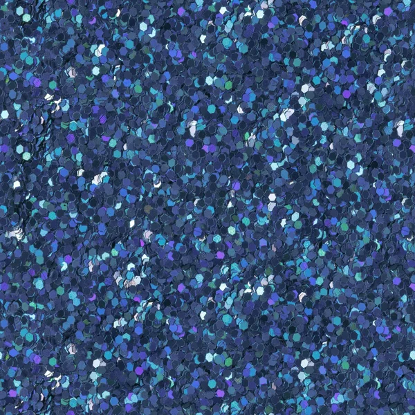 Blue glitter. Low contrast photo. Seamless square texture. Tile ready.