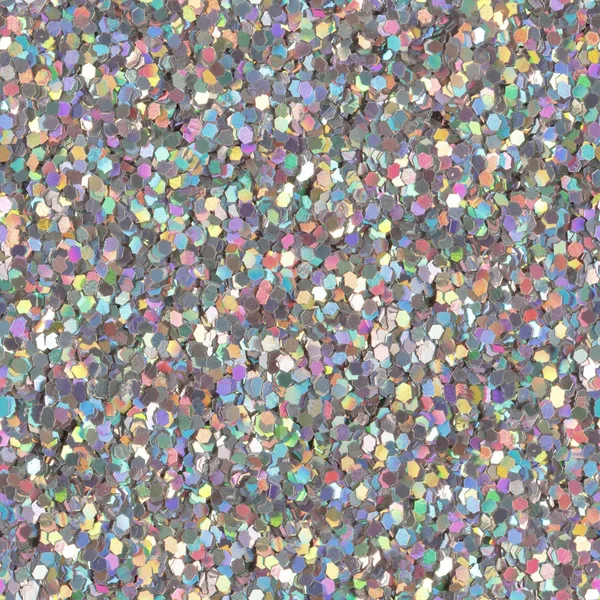Holographic glitter texture. Low contrast photo. Seamless square texture. Tile ready.