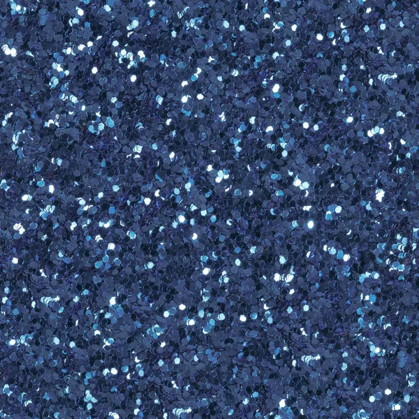 Texture from blue glitter. Low contrast photo. Seamless square texture. Tile ready.