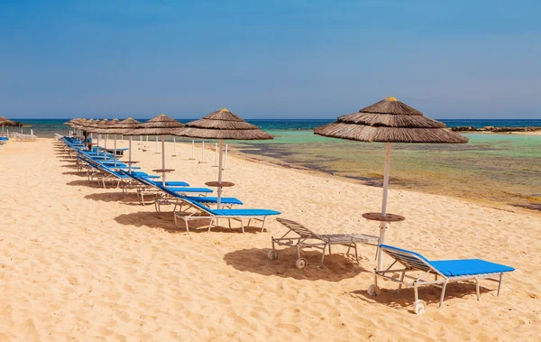 Beautiful beach near of Nissi and Cavo Greco in Ayia Napa, Cyprus island, Mediterranean Sea.