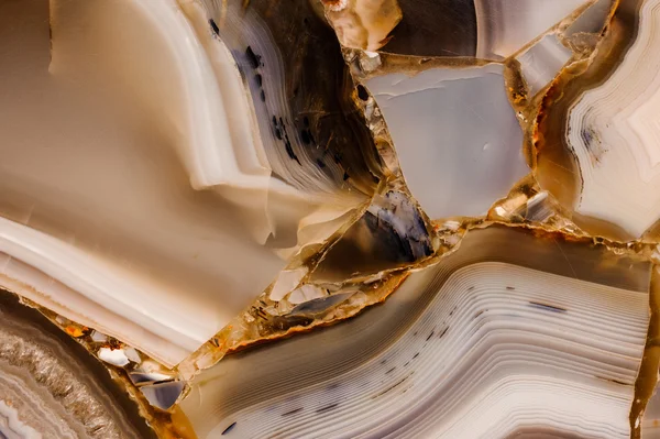 Piece of polished agate texture