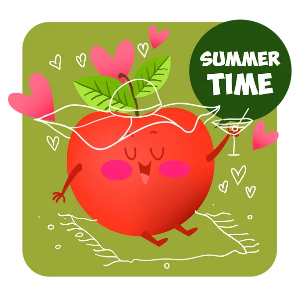 Summer time - Red Apple.