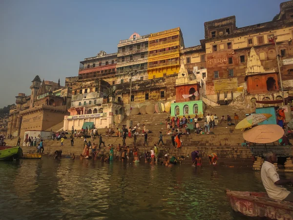 Ganges holy bath in Varanasi
