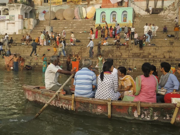 Ganges holy bath in Varanasi