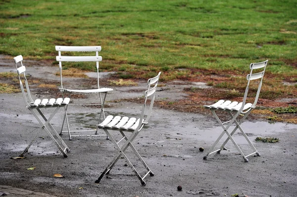 Wet outdoor chair