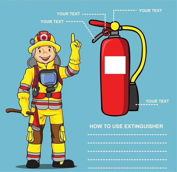 FIREMAN PRESENTATION EXTINGUISHER