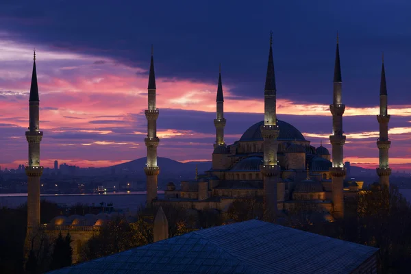 Sultan Ahmed Mosque at sunrise