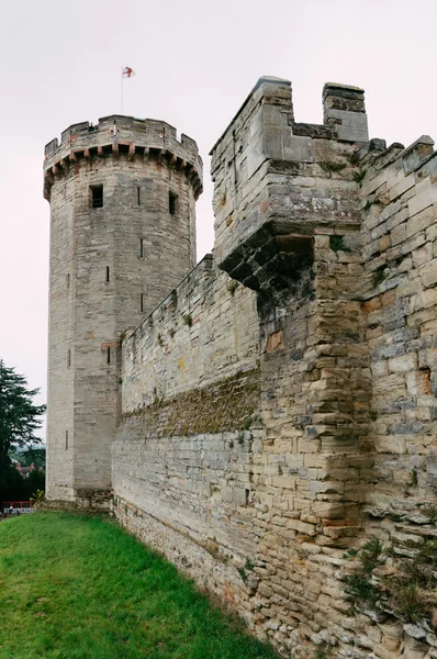 Warwick Castle a cloudy day