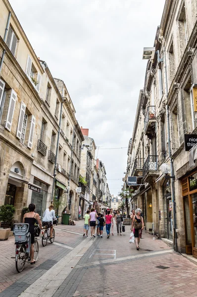 Commercial street in Bordeaux