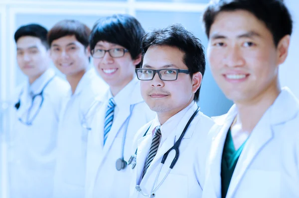 Group of young asian doctor portrait