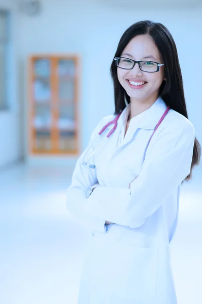Young asian doctor portrait