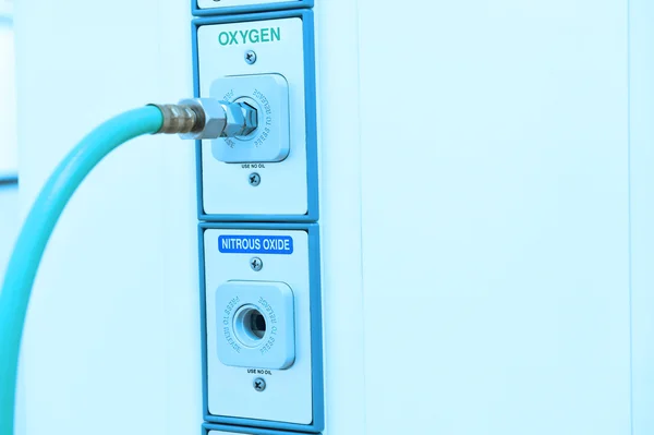 Oxygen outlet in operating room