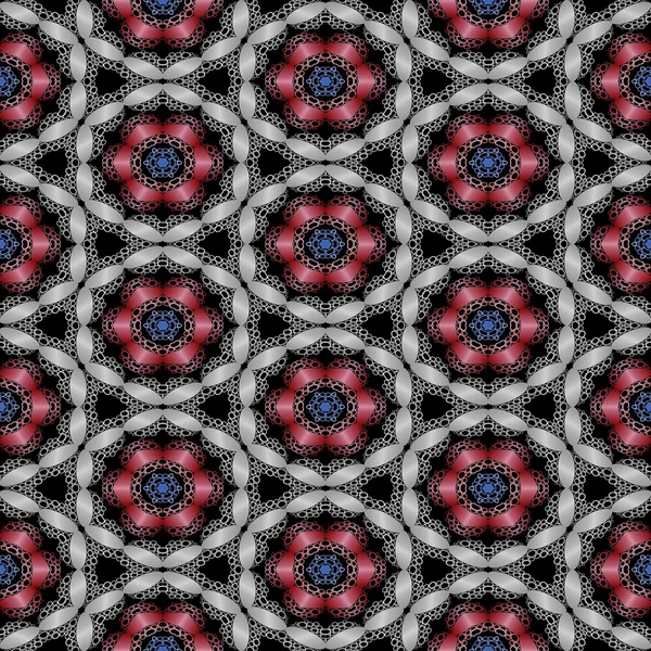 Hexagonal patterned background in art deco style