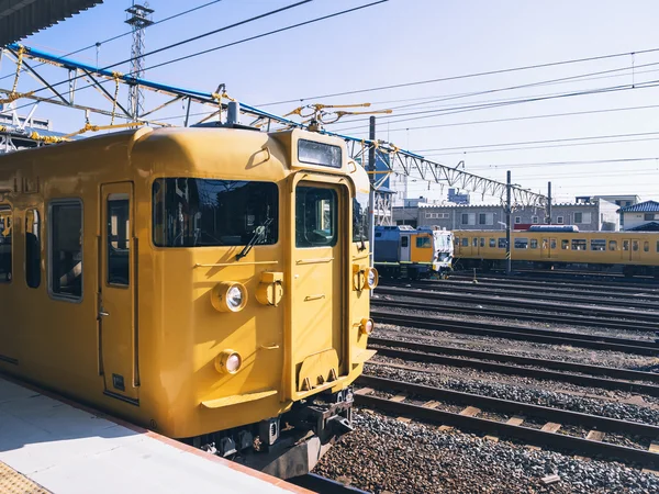 Japan Train at Train Track Railway Station