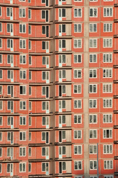 The construction of a new brick-monolithic house in St. Petersbu