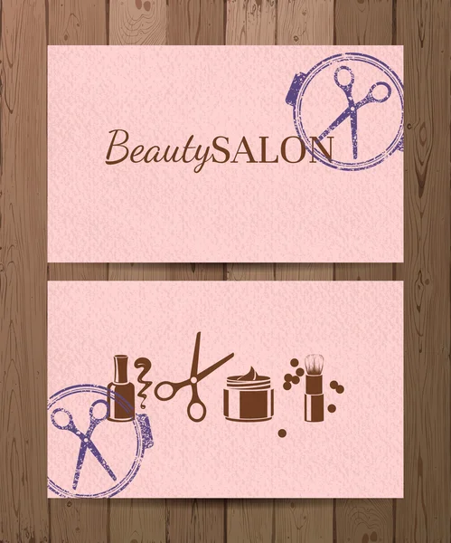 Beauty salon cards