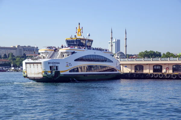 The new ferry for Istanbul, Kadikoy Pier.