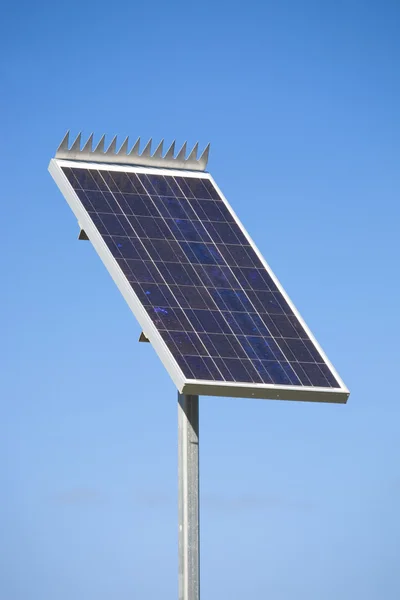 Solar panel in a remote village