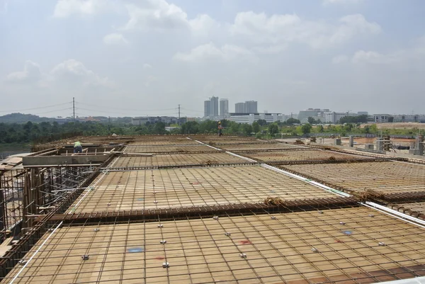 Construction site in progress in Malaysia