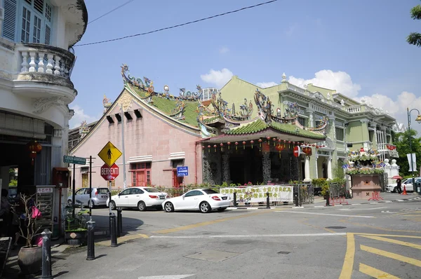 View of Lebuh Armenian or Armenian Street at Penang, Malaysia.