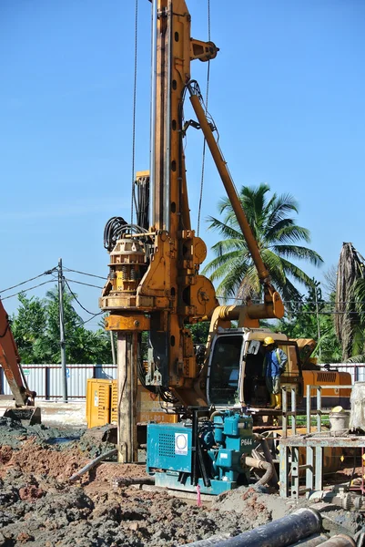 Bore Pile Rig at construction site