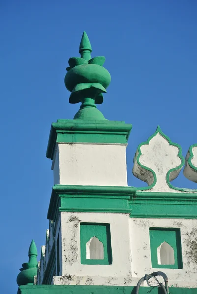 Architectural detail of the India Muslim Mosque in Ipoh, Malaysia