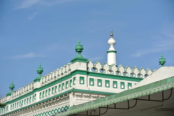 Architectural detail of the India Muslim Mosque in Ipoh, Malaysia
