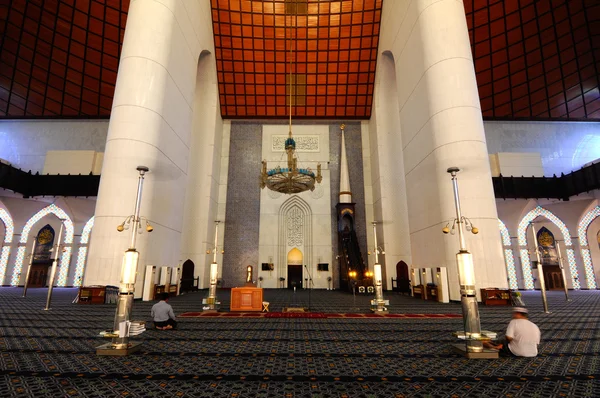 Interior of Sultan Salahuddin Abdul Aziz Shah Mosque a.k.a Shah Alam Mosque