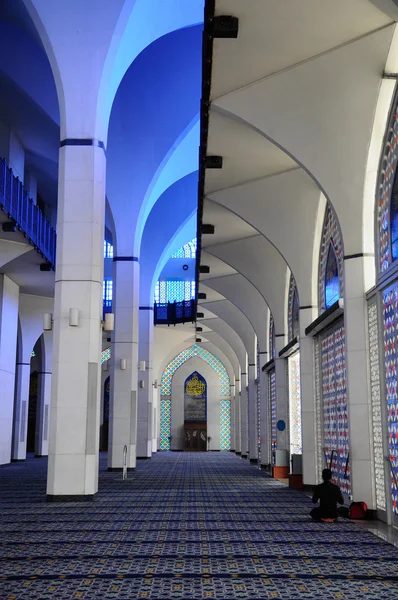 Interior of Sultan Salahuddin Abdul Aziz Shah Mosque a.k.a Shah Alam Mosque