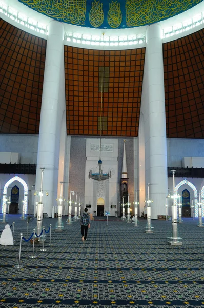 Interior of Sultan Salahuddin Abdul Aziz Shah Mosque a.k.a Shah Alam Mosque