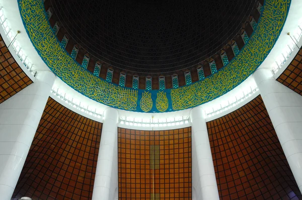 Interior of Sultan Salahuddin Abdul Aziz Shah Mosque a.k.a Shah Alam Mosque