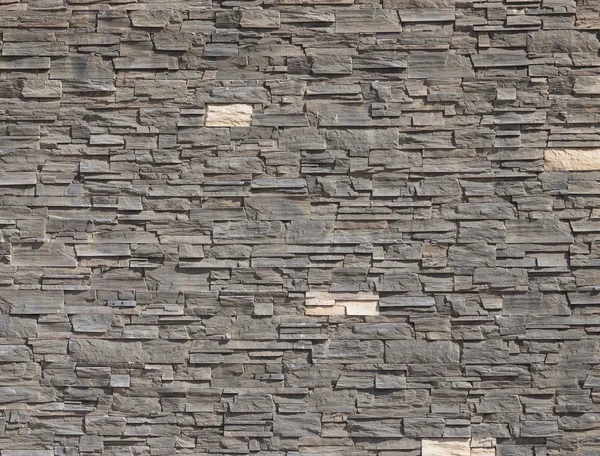 Pattern wall from decorative stones