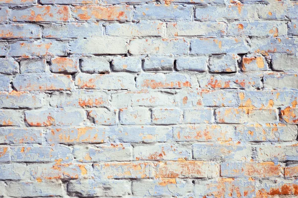 Vintage blue brick wall